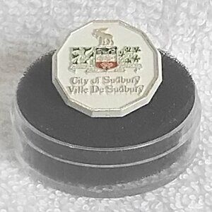 City of Sudbury/Ville de Sudbury Plastic & Enamel Pin!!